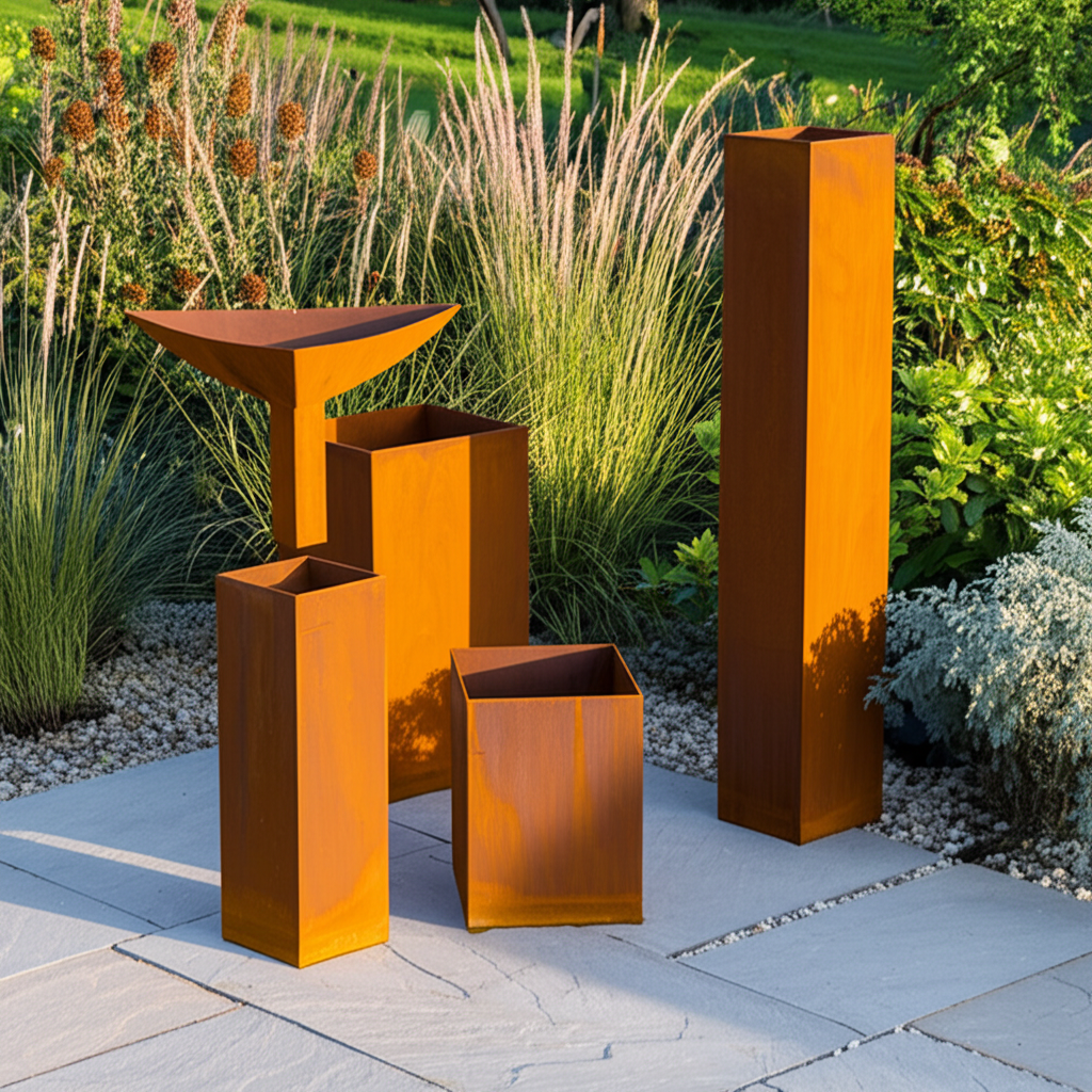 Cortenstaal tuinaccessoires